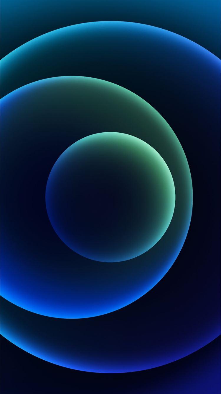 750x1334 Colorful iPhone 12 Stock wallpaper Orbs Blue Dark iPhone 8 Wallpaper Free Download