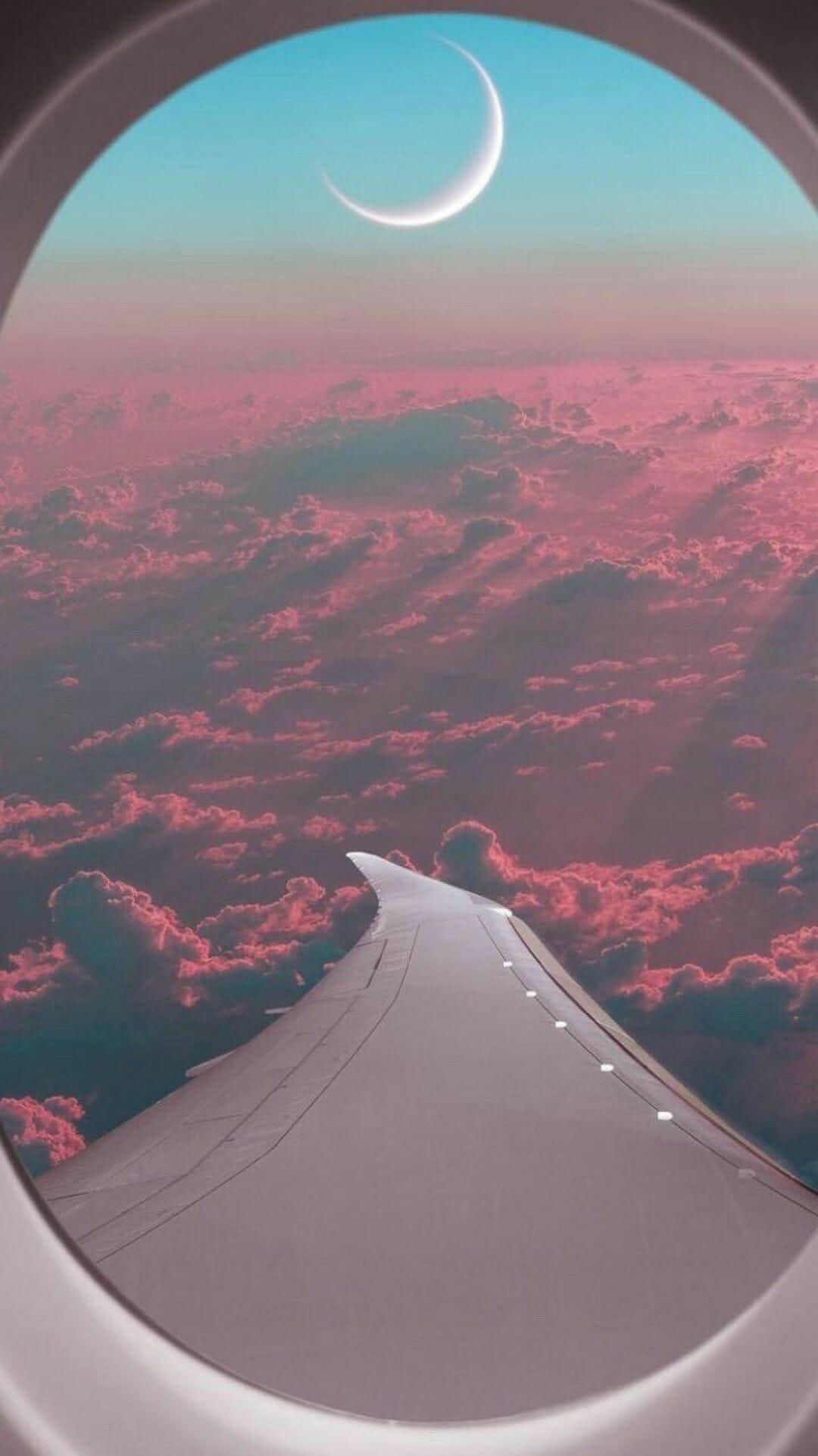 1080x1922 Passenger Plane Window View iPhone Wallpaper. iPhone (2022)