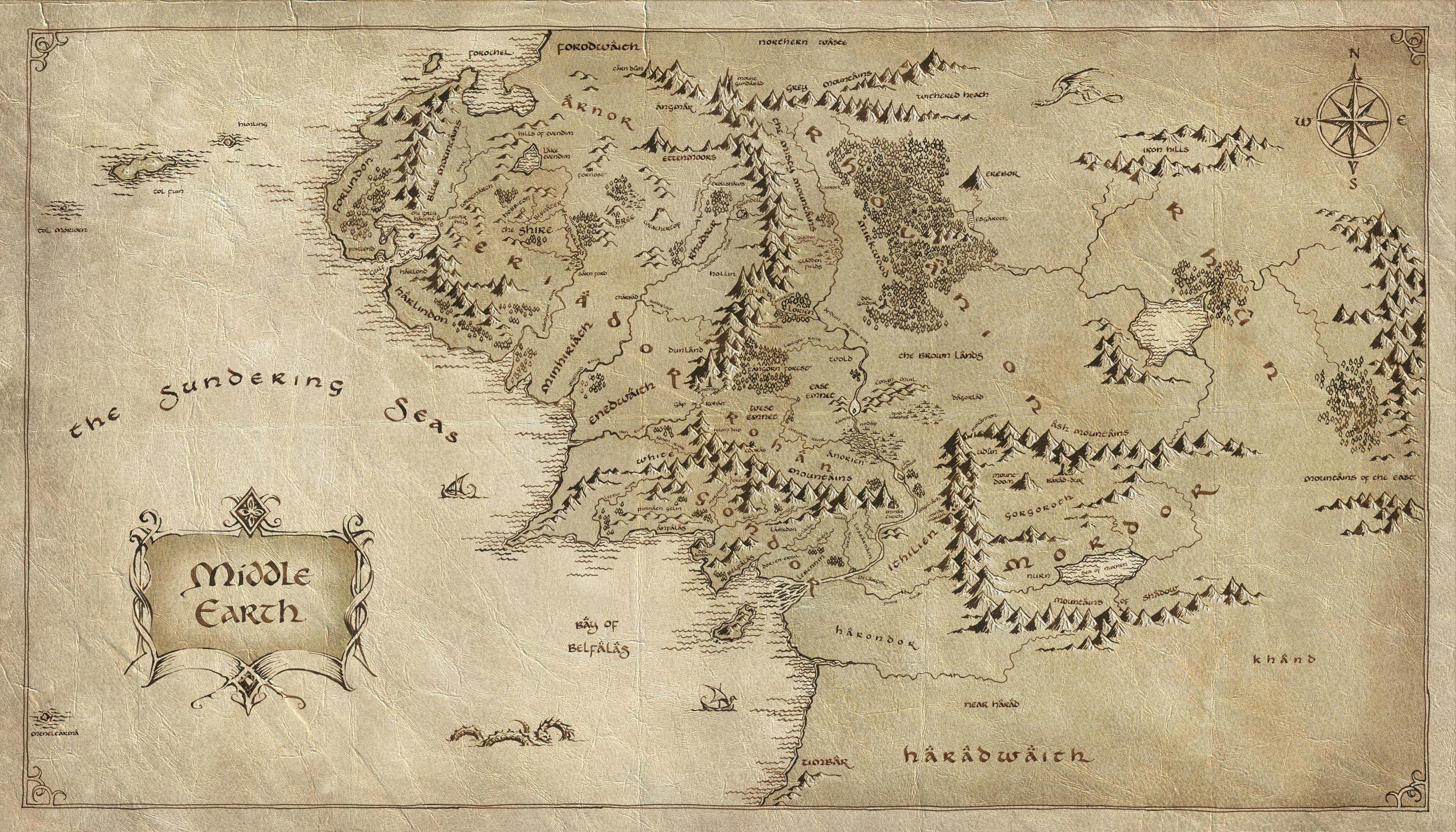Featured image of post Full Map Of Middle Earth - The world of arda was created by j.