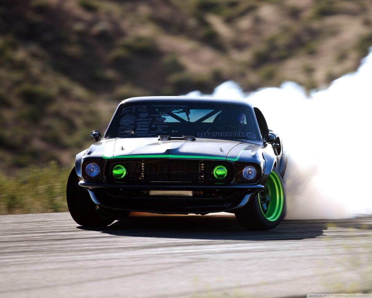 1280x1024 Car Drifting 4k Desktop Wallpaper