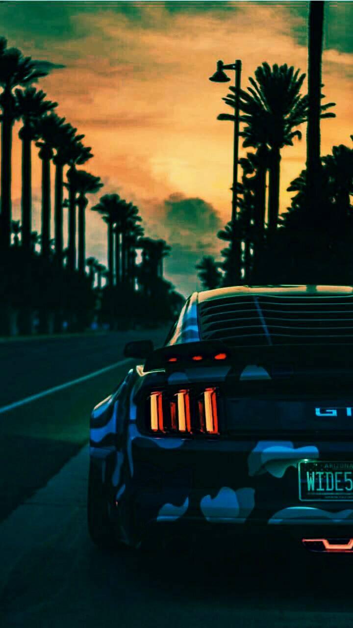 720x1280 Car Cool Drift Fast Ford Hd Mustang Strong Tuning Wallpaper Background