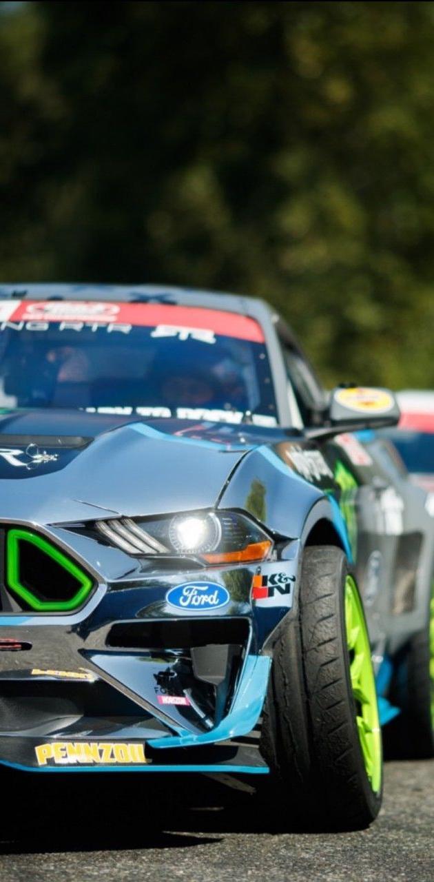 630x1280 Ford Mustang drift wallpaper