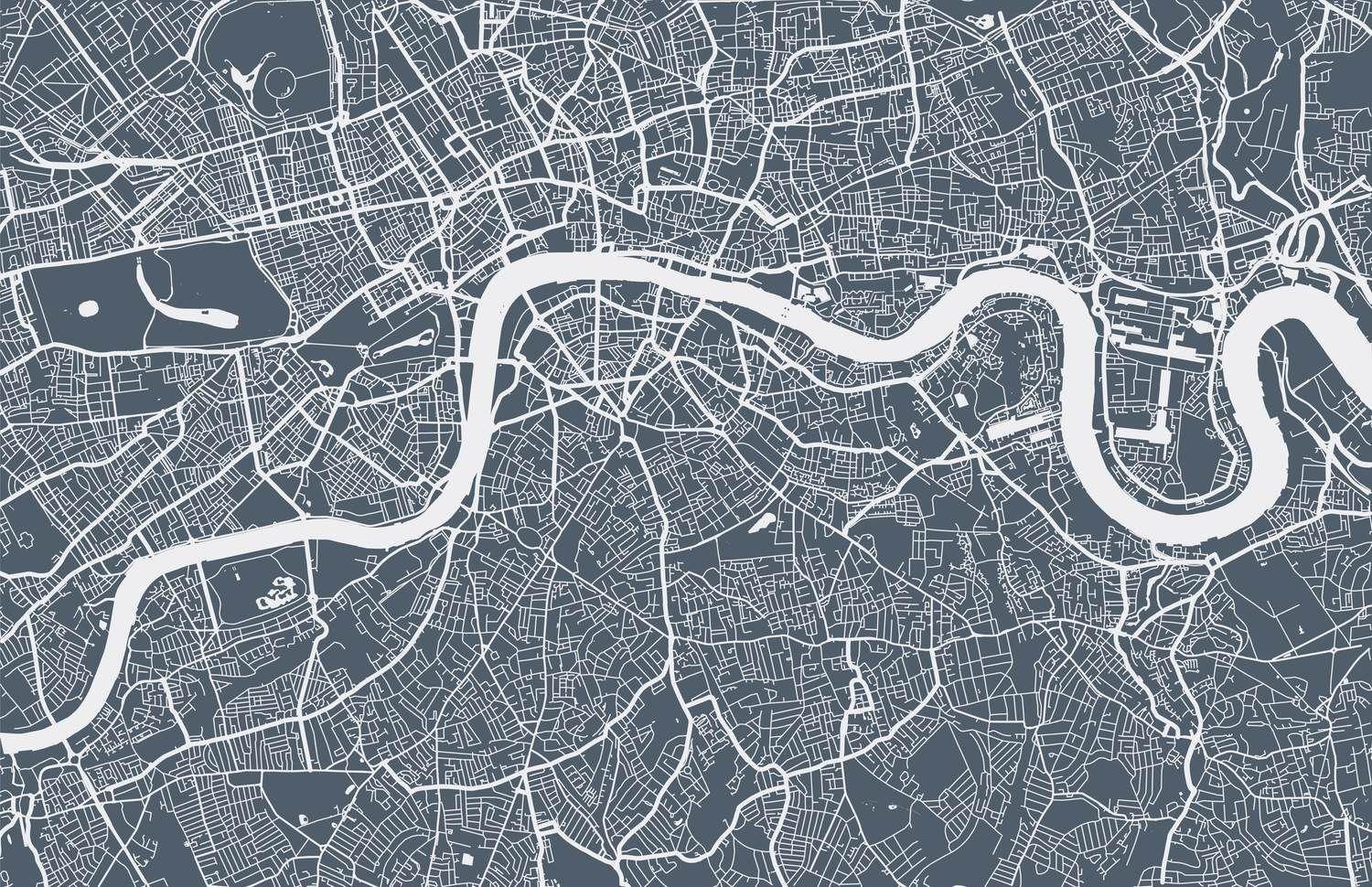 1500x970 London Map Wallpaper