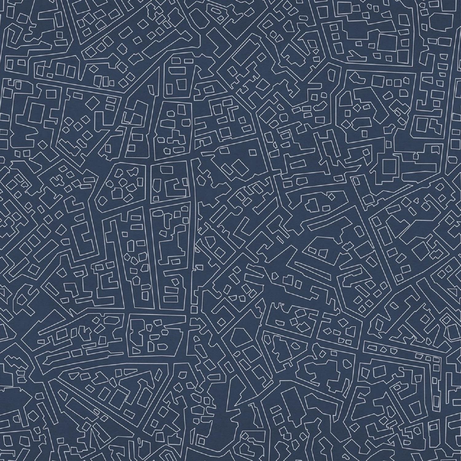 1500x1500 LONDON ART CITYMAP WALLPAPER