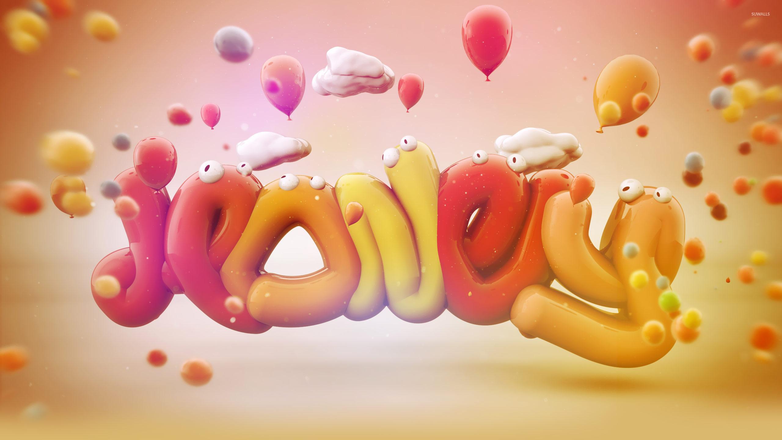 2560x1440 Jelly Jamm Typography