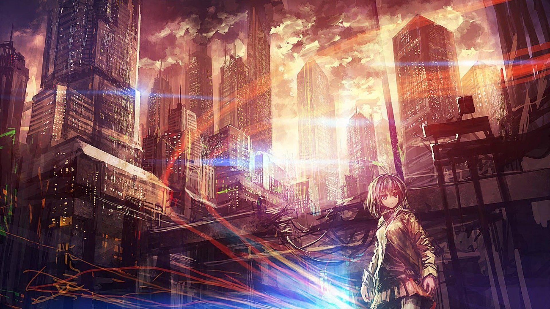 Anime Rain Scenery Wallpapers - Top Free Anime Rain Scenery Backgrounds