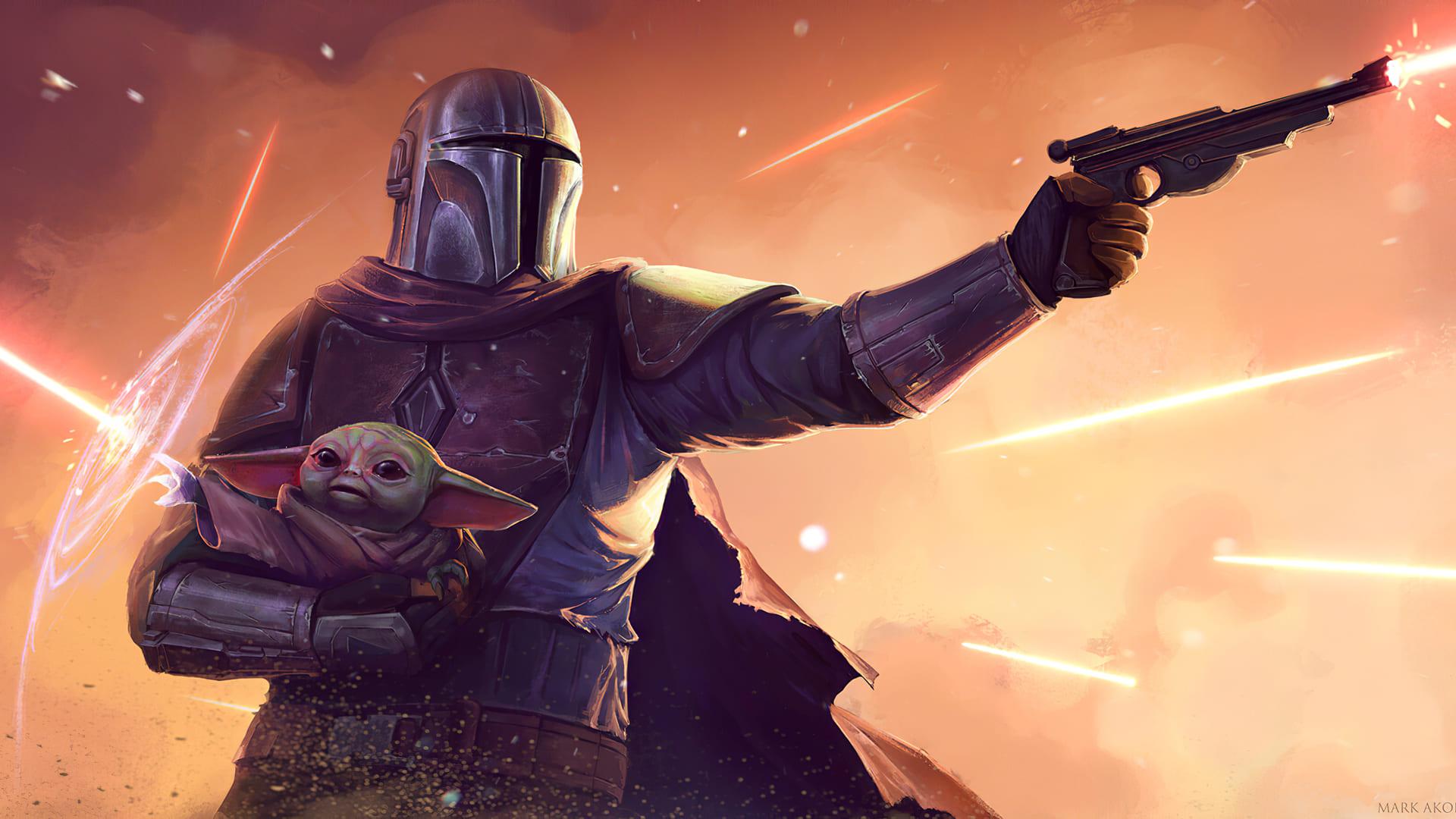 1920x1080 The Mandalorian Wallpaper:k Mandalorian Seasons 2 Background [ HD ]