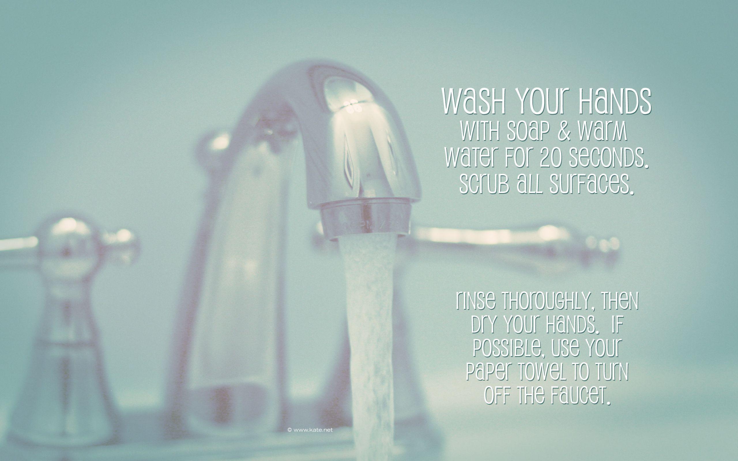 2560x1600 Wash Your Hands Wallpaper