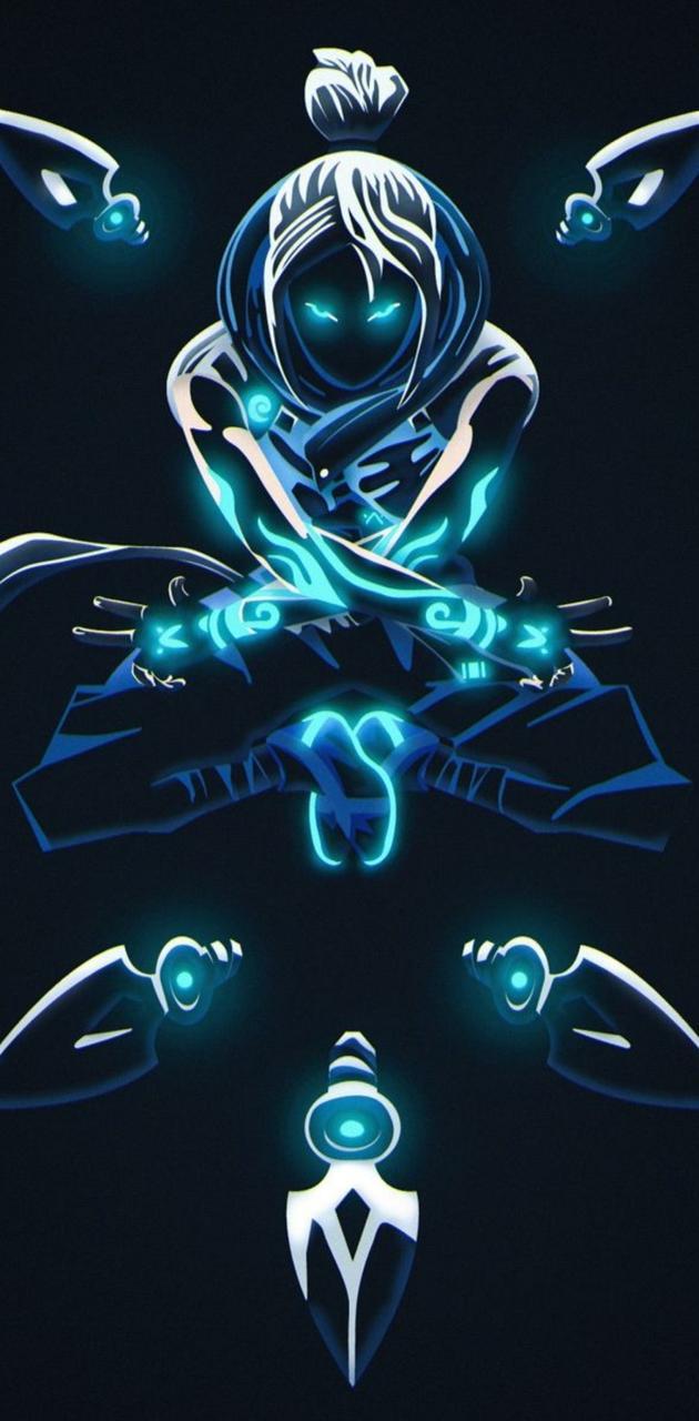 630x1280 Ninja neon wallpaper