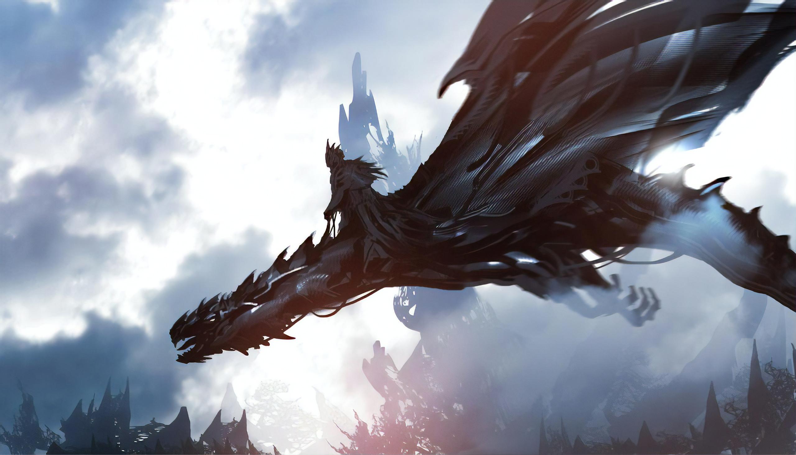 2560x1465 Dragon Lord Of The Rings Nazgul Wallpaper:2560x1465