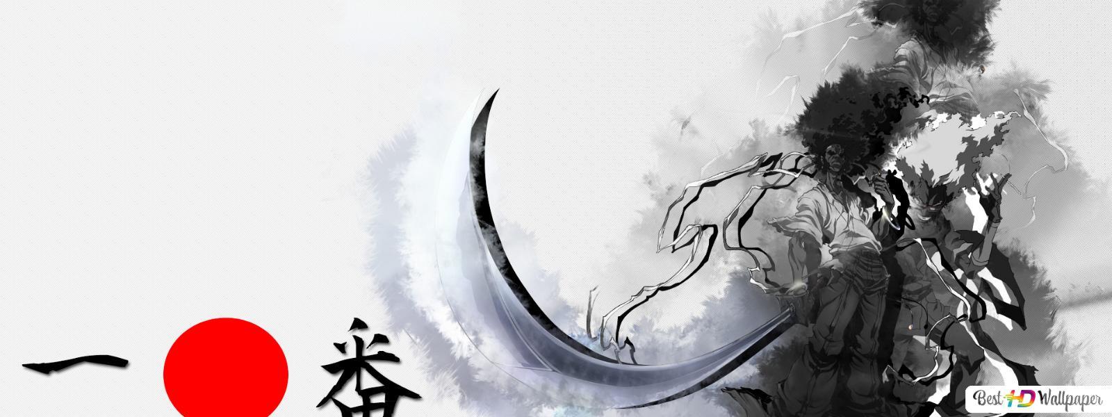 1600x600 Afro Samurai & Ninja Ninja HD wallpaper download