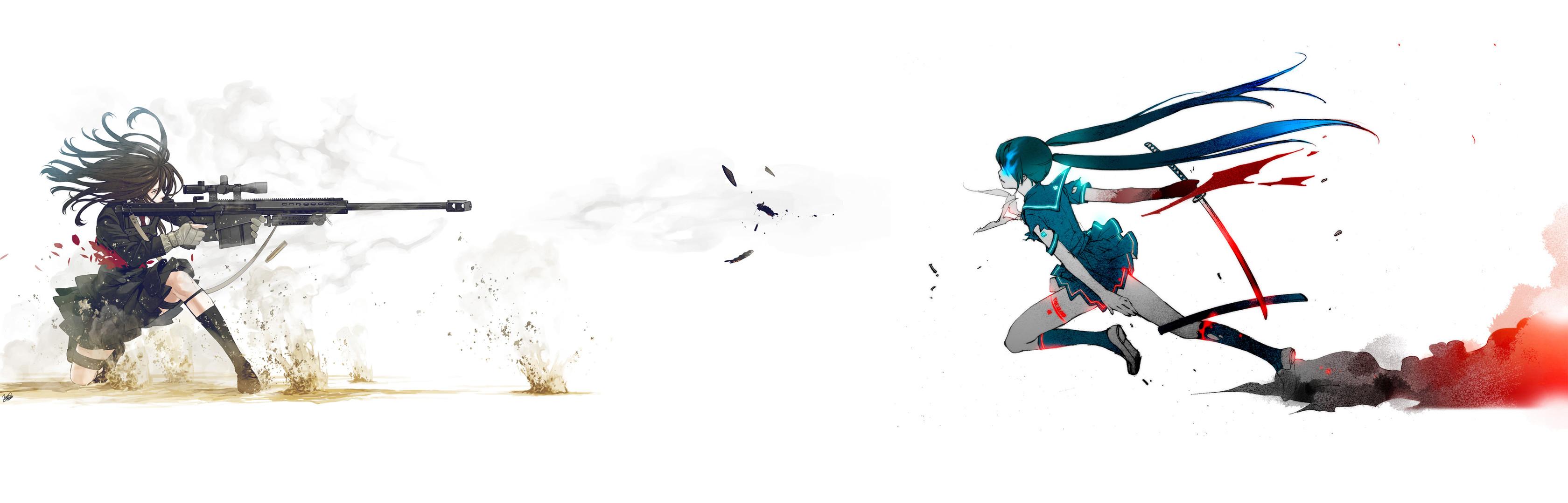 3360x1080 Dual Screen Res: / Size:874kb. Views: 27717. View & download. More Anime Girls wallpaper