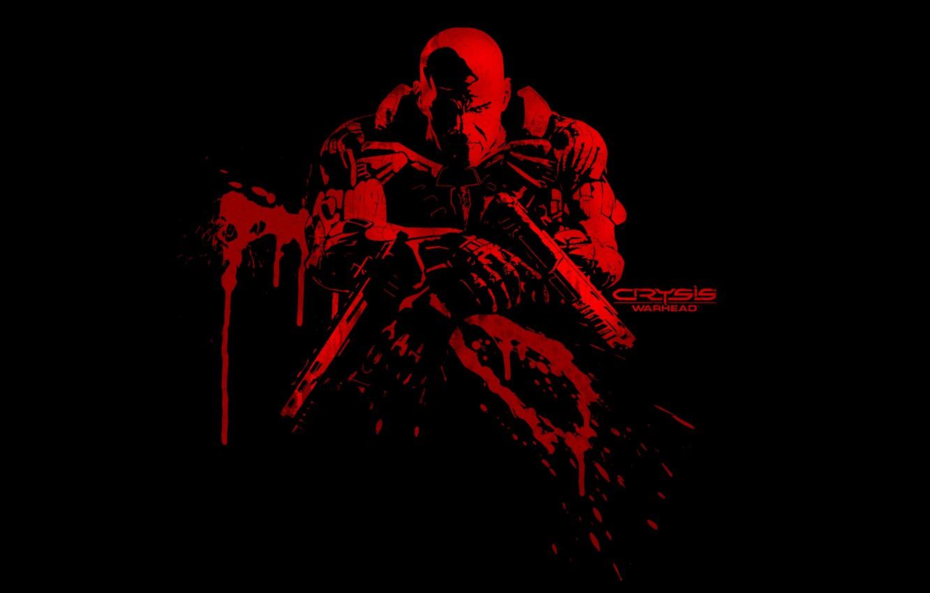 1332x850 Wallpaper weapons, blood, Crysis, Warhead image for desktop, section игры