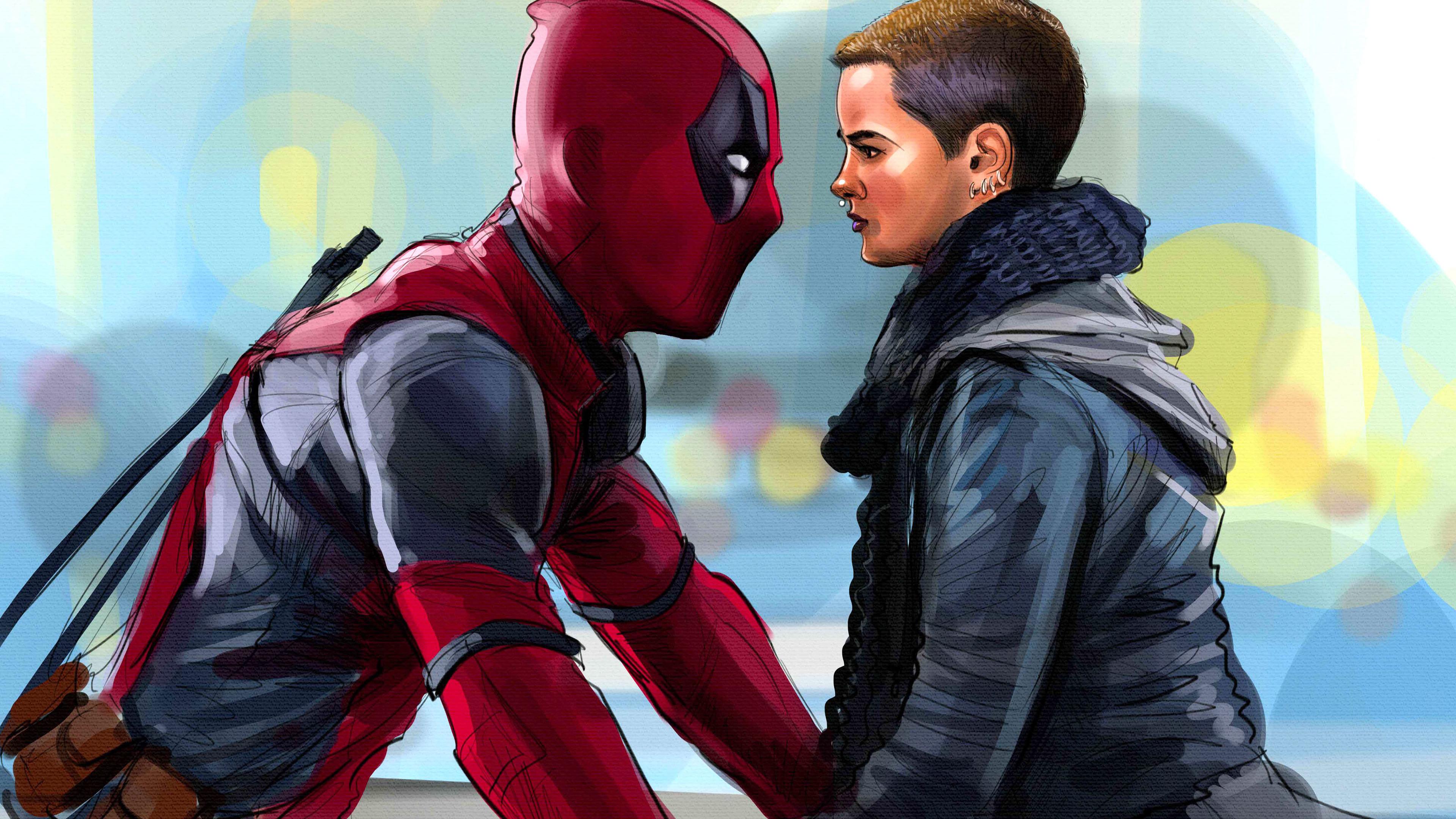3840x2160 Wallpaper 4k Negasonic Teenage Warhead And Deadpool 4K Wallpaper