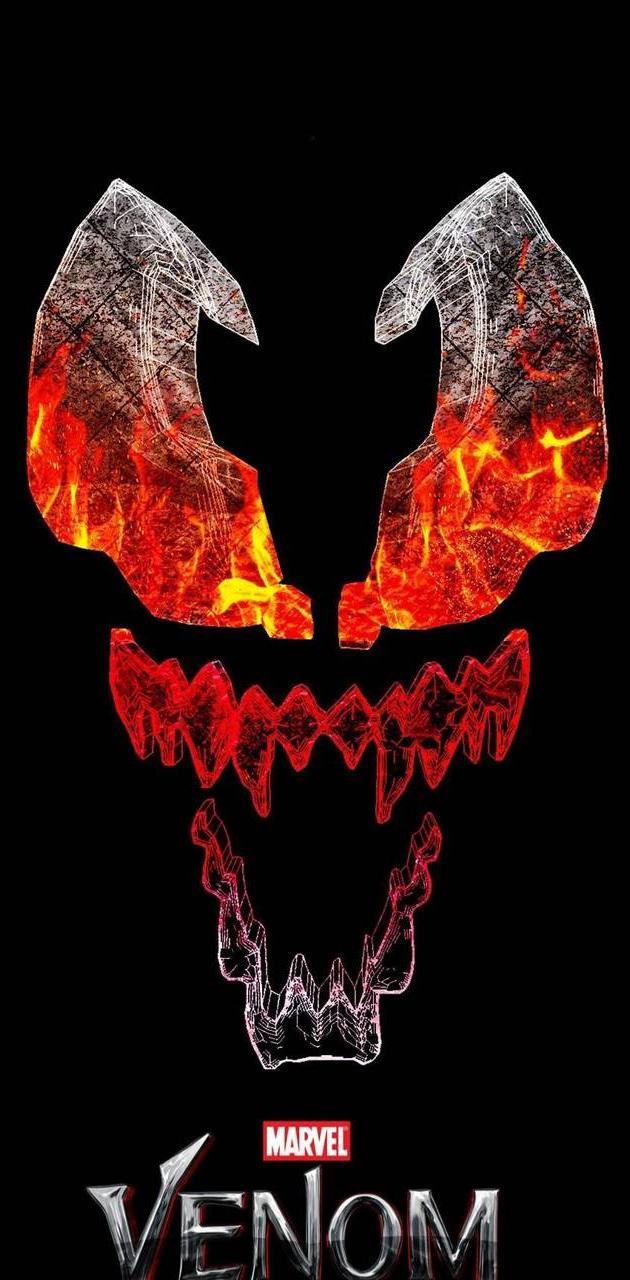 630x1280 Venom logo wallpaper