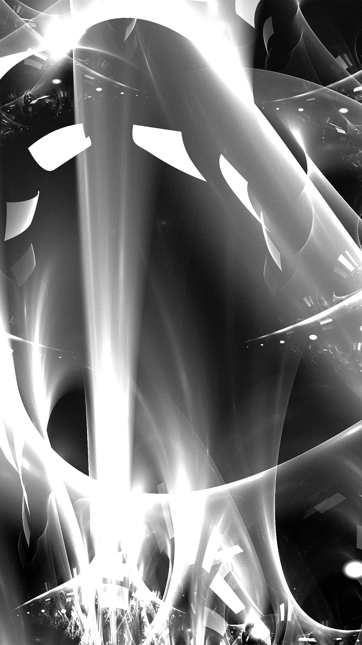 1440x2560 Abstract Black & White 4K HD Abstract Wallpaper