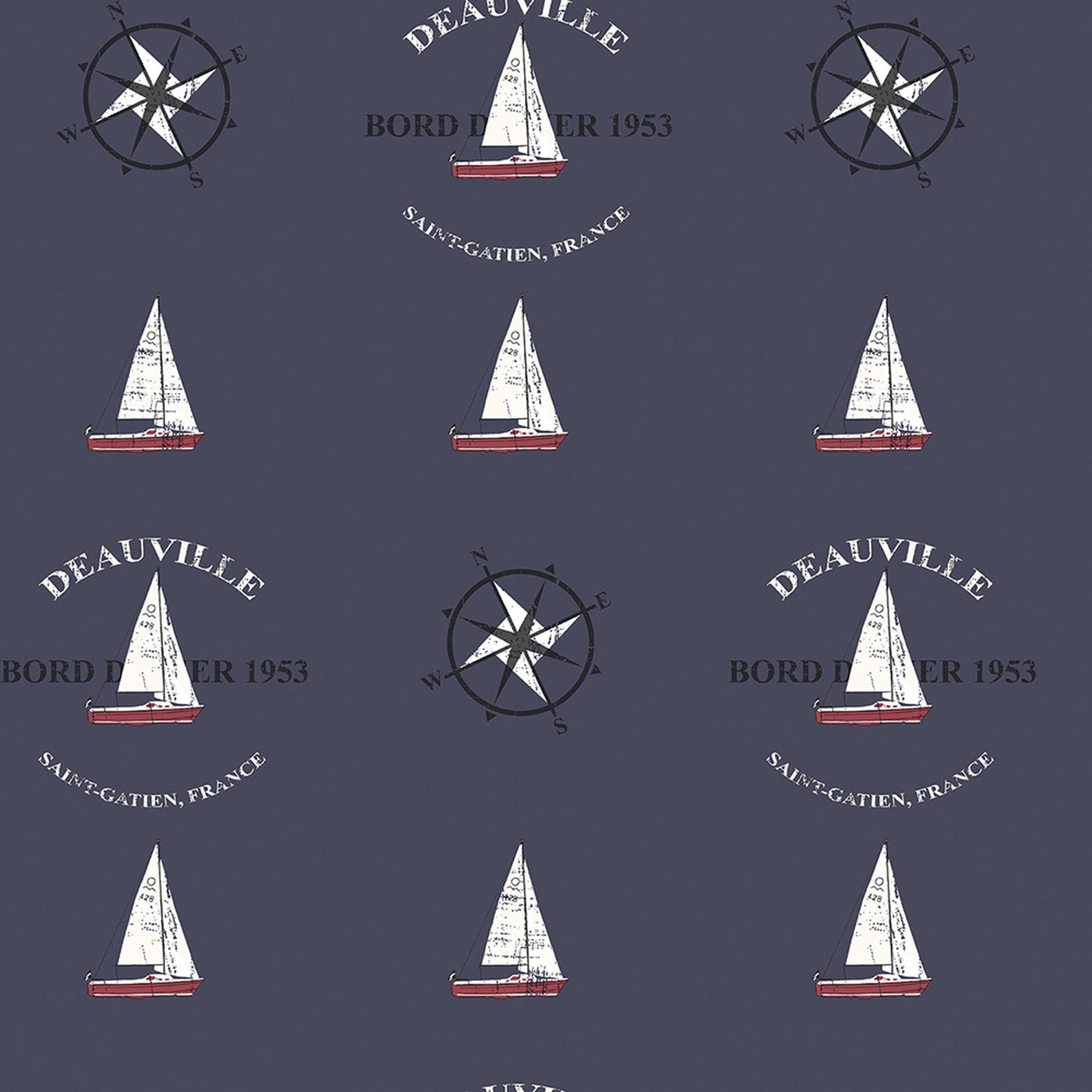 2000x2000 Nautical Boat Pattern Navy Blue Wallpaper. Galerie Boats and Compass