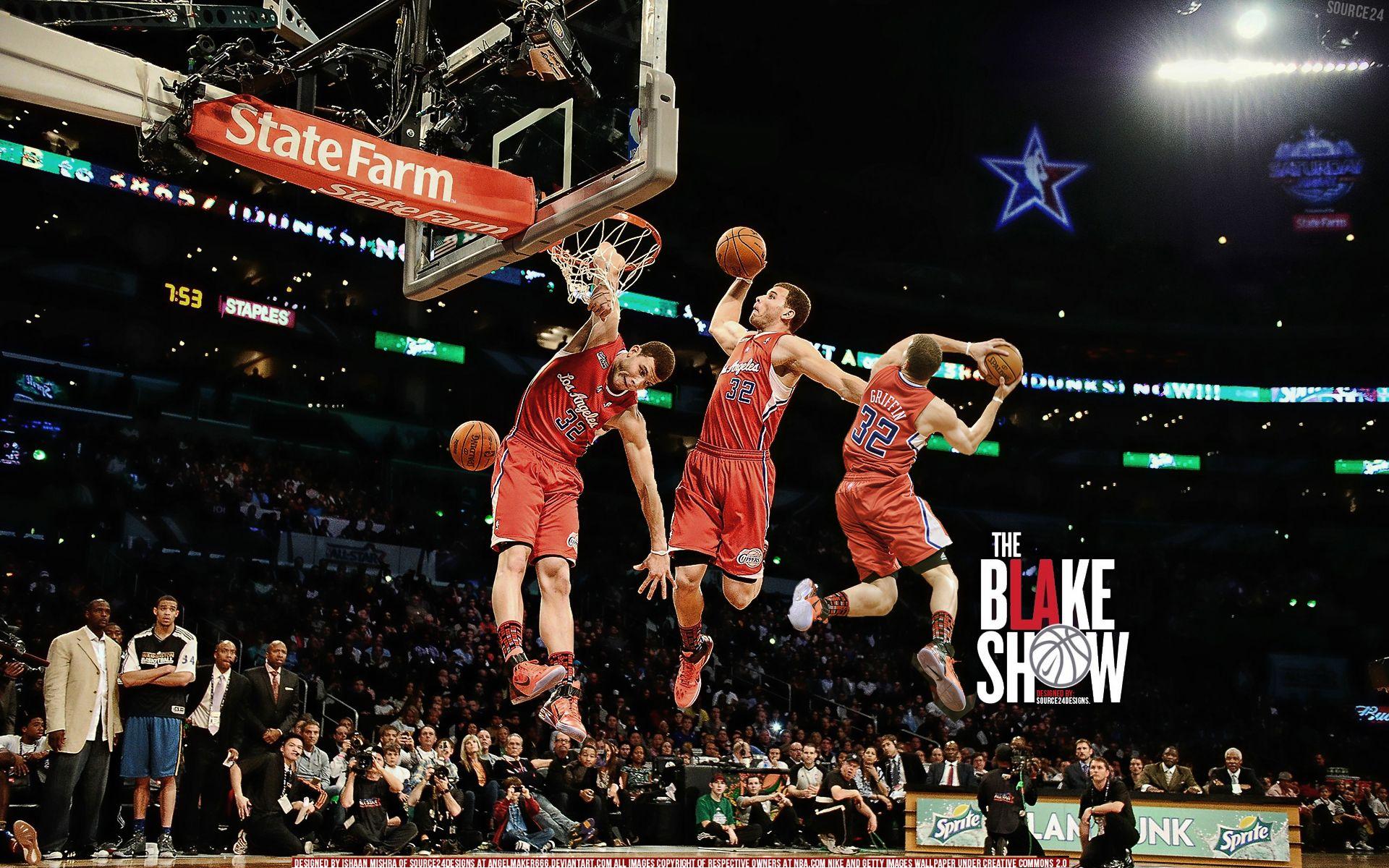 1920x1200 Blake Griffin Wallpaper. Blake griffin, Nba picture, Blake griffin dunk