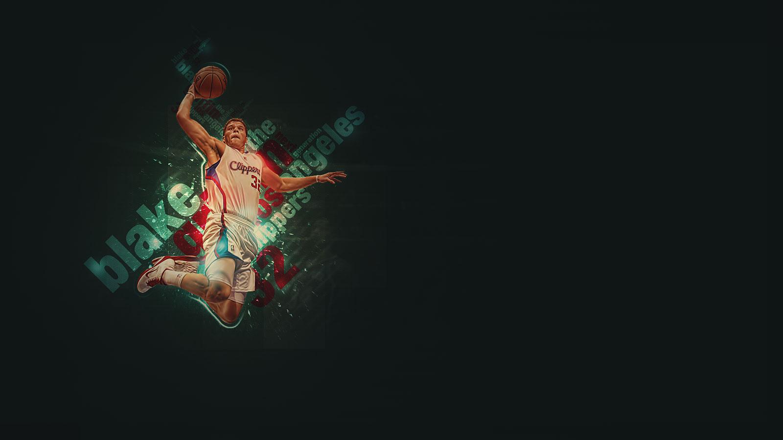 1600x900 Blake Griffin Slam Dunk Widescreen Wallpaper. Basketball Wallpaper at