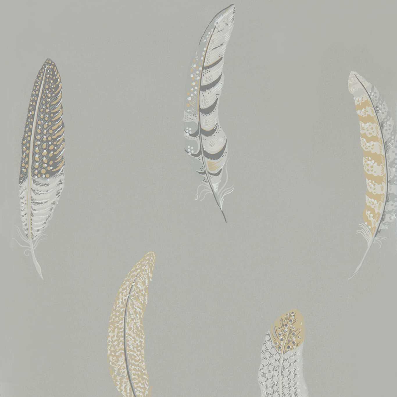 1366x1366 Lismore Silver Grey Wallpaper. Sanderson