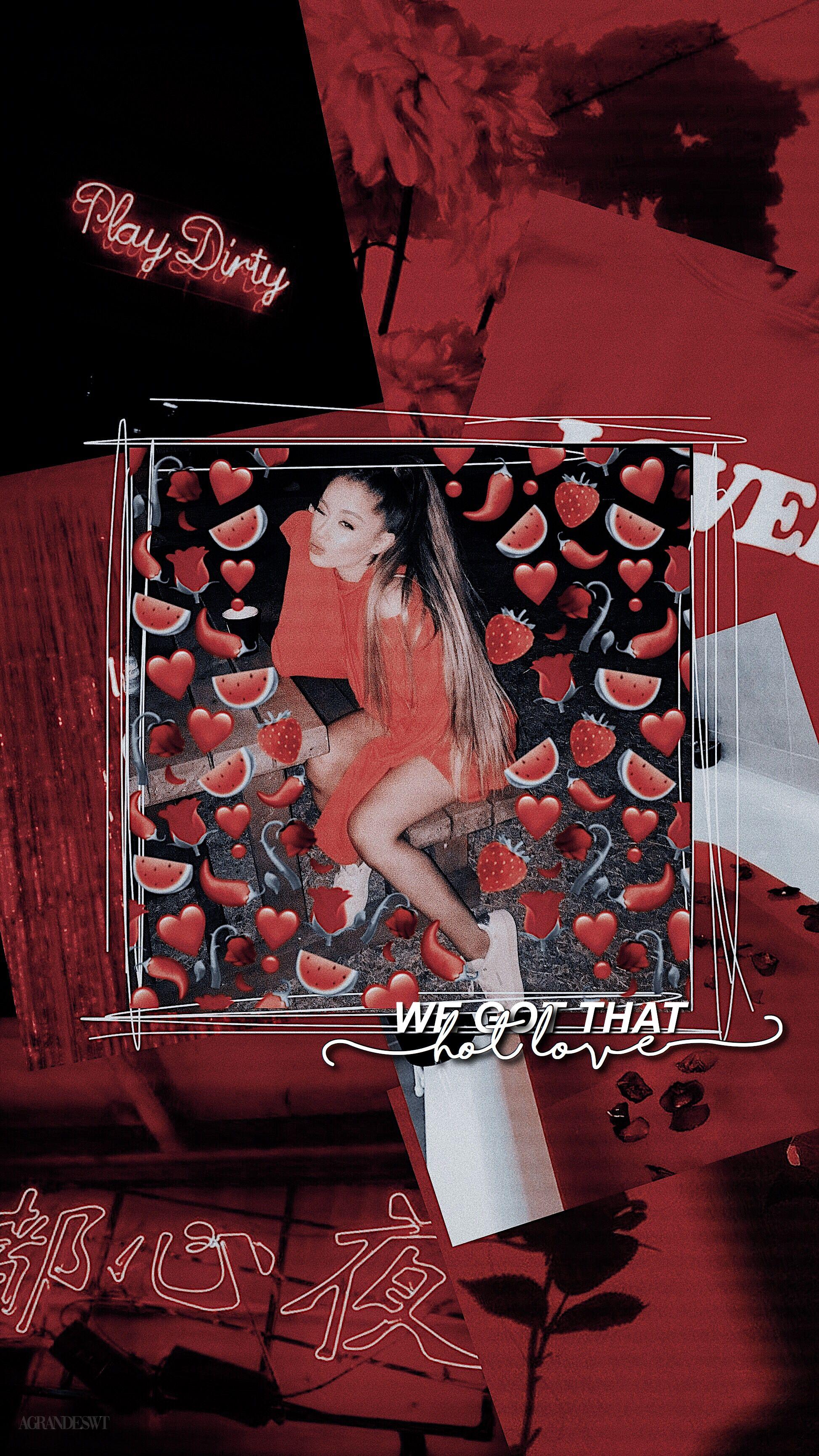 1948x3463 ariana grande red aesthetic iphone wallpaper ❤️. Ariana grande wallpaper, Ariana grande lyrics, Ariana grande