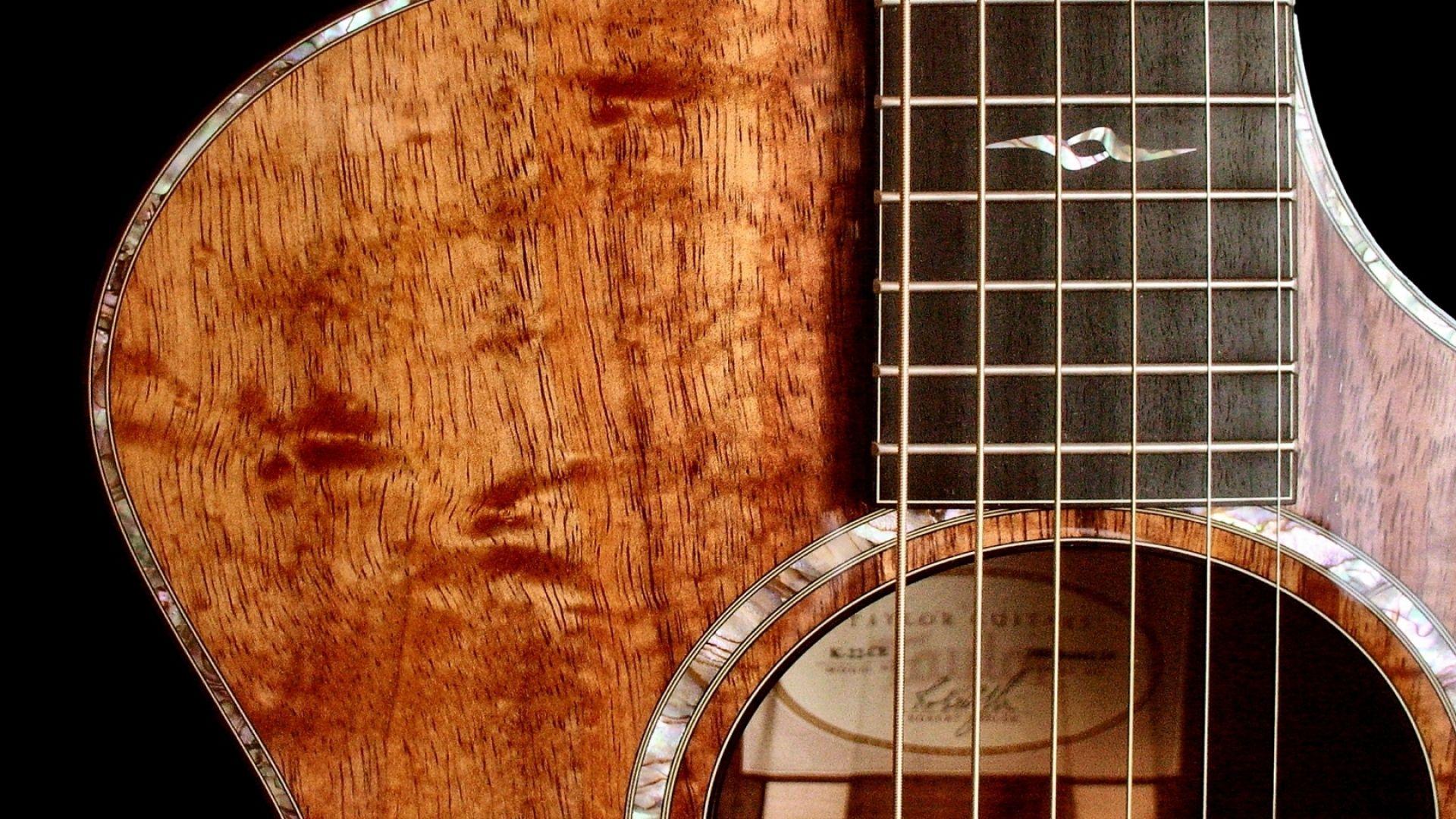 1920x1080 Download Wallpaper 1920x1080 guitar, wood, strings, background, light Full HD 1080p HD Background. Guitar, Acoustic guitar, Acoustic guitar strings