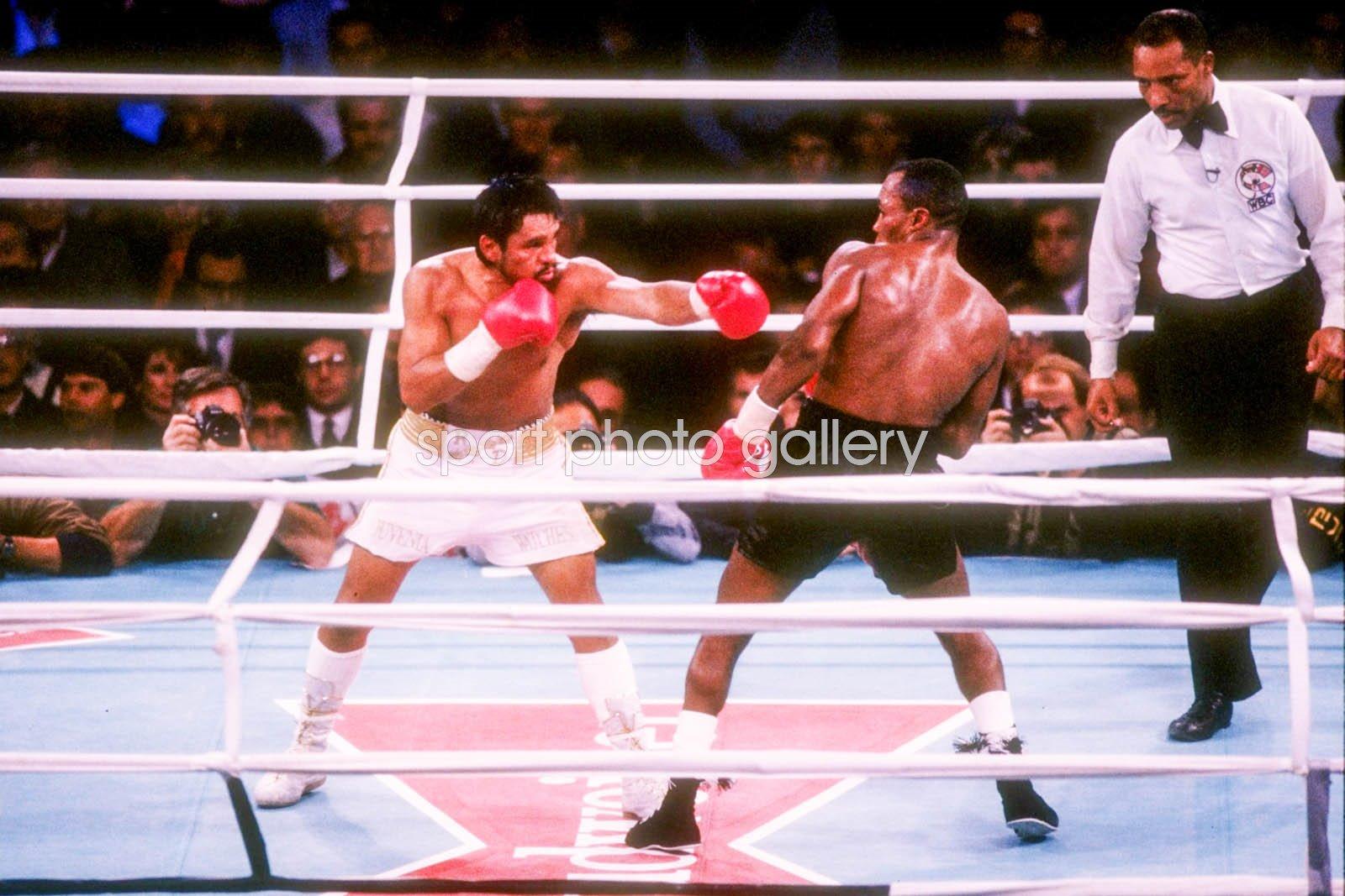 1600x1067 Roberto Duran v Sugar Ray Leonard Las Vegas Boxing 1989 Image