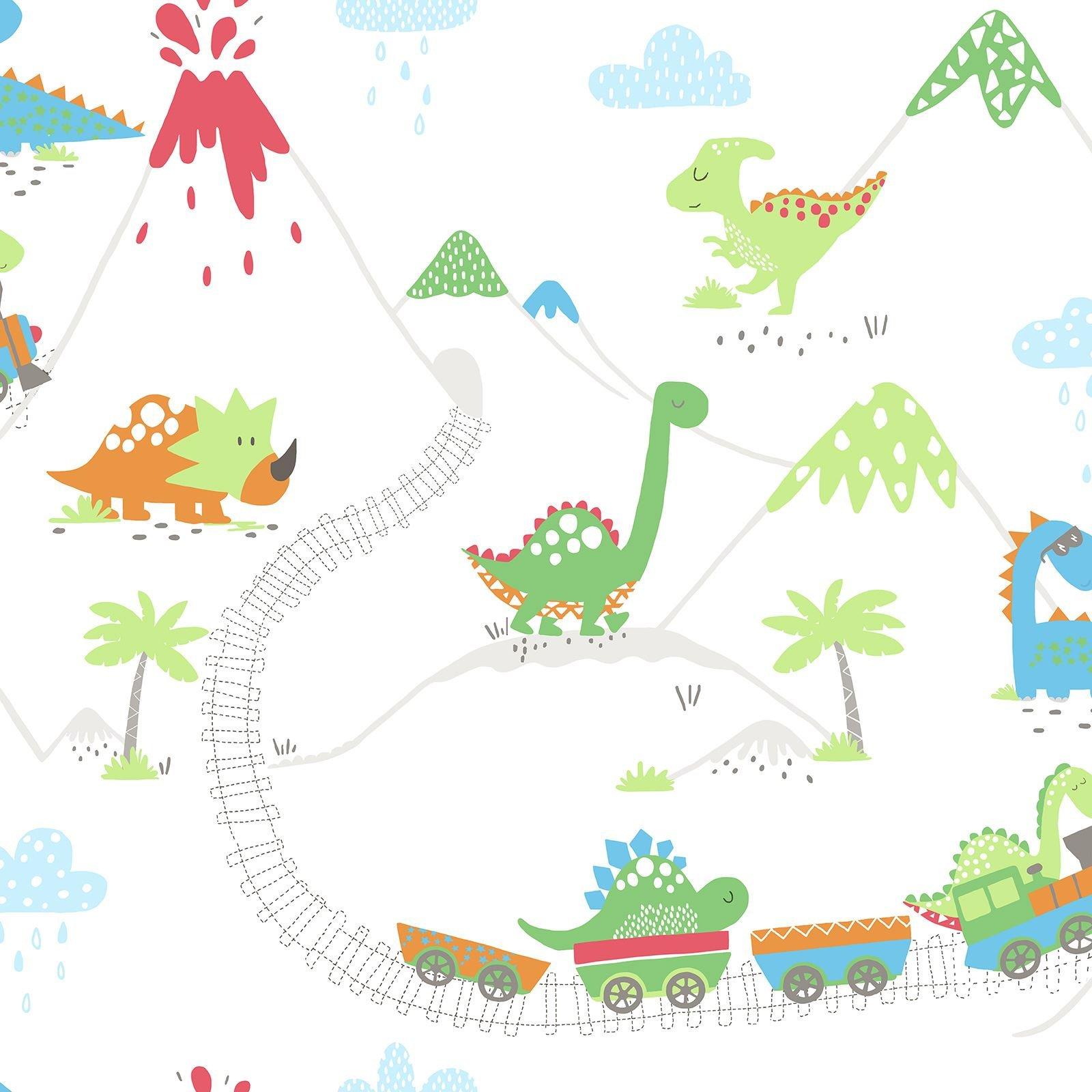 1600x1600 Holden Decor Make Believe Dino Town Multi Wallpaper 12530 Childrens- Buy Online in India at Desertcart