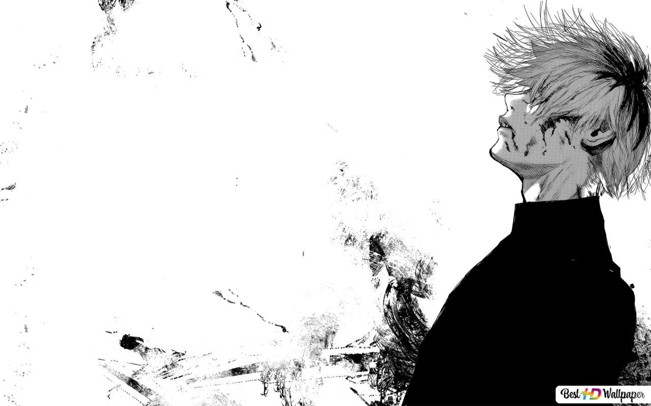 1280x800 Tokyo Ghoul Re: Sasaki, Ken Kaneki, Black & White HD wallpaper download