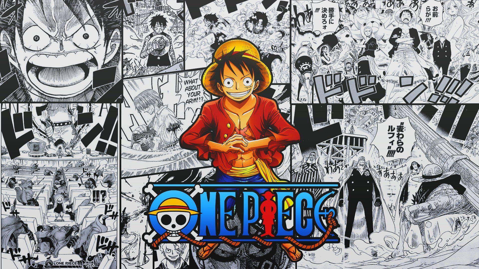 1920x1080 Monkey D Luffy Manga Wallpaper