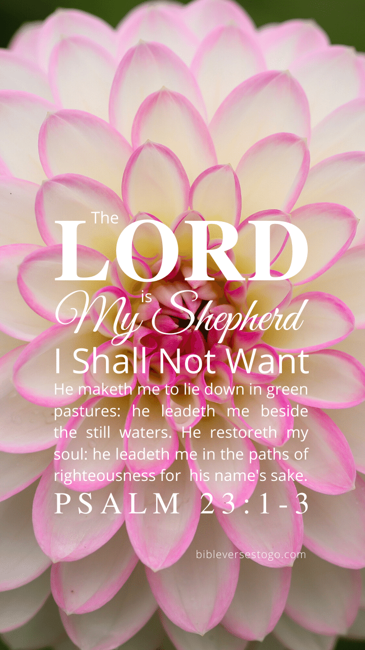 720x1280 Psalm 23:1 3 Bible Verse Wallpaper Verses To Go