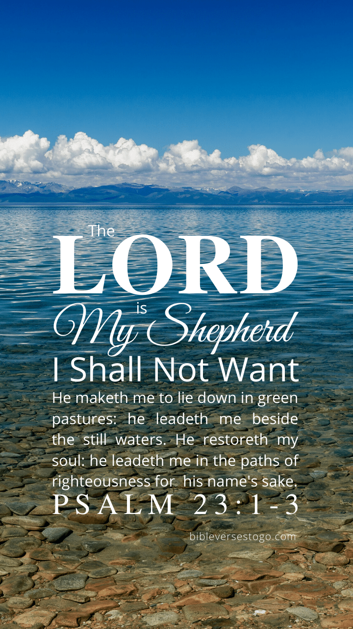 720x1280 Psalm 23 Android Wallpaper