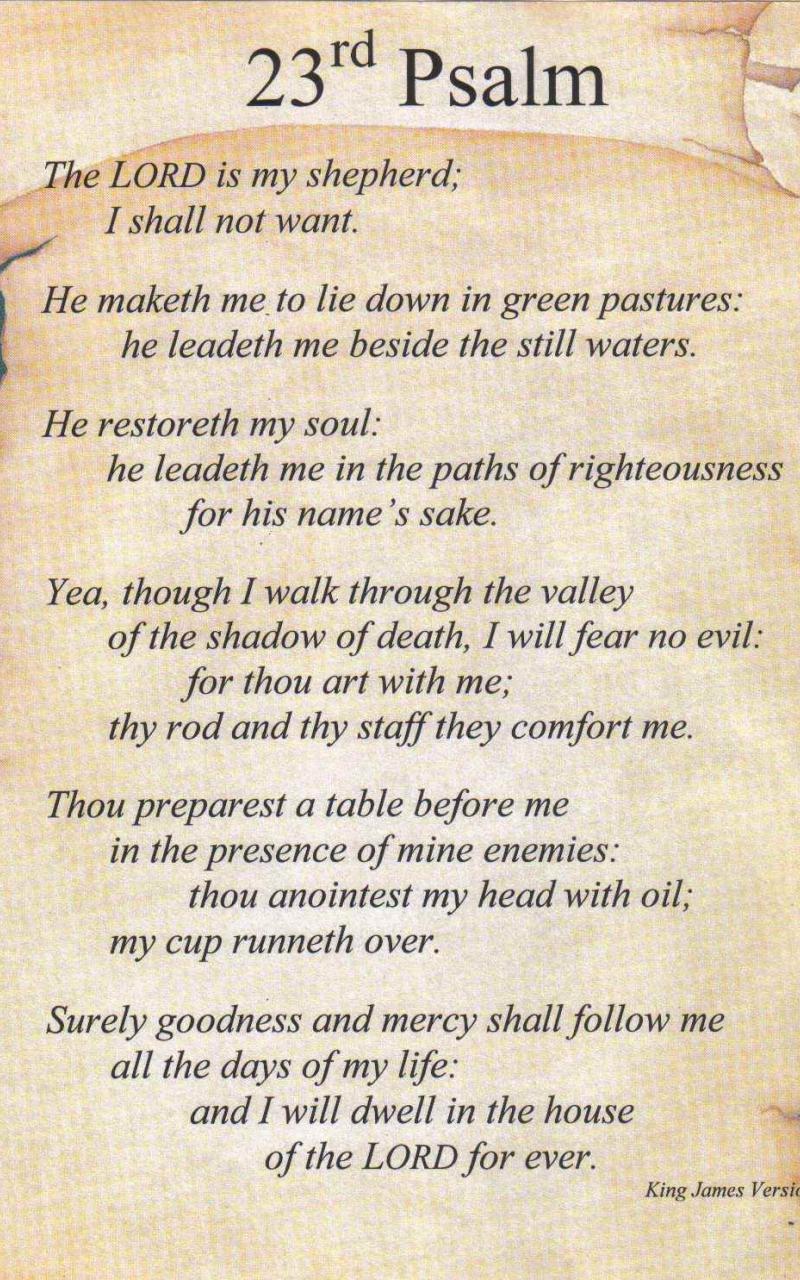 800x1280 Free download psalm 23 is a part of psalms 23 kjv picture gallery to see this psalm [1182x1485] for your Desktop, Mobile & Tablet. Explore 23 Psalm Wallpaper KJV