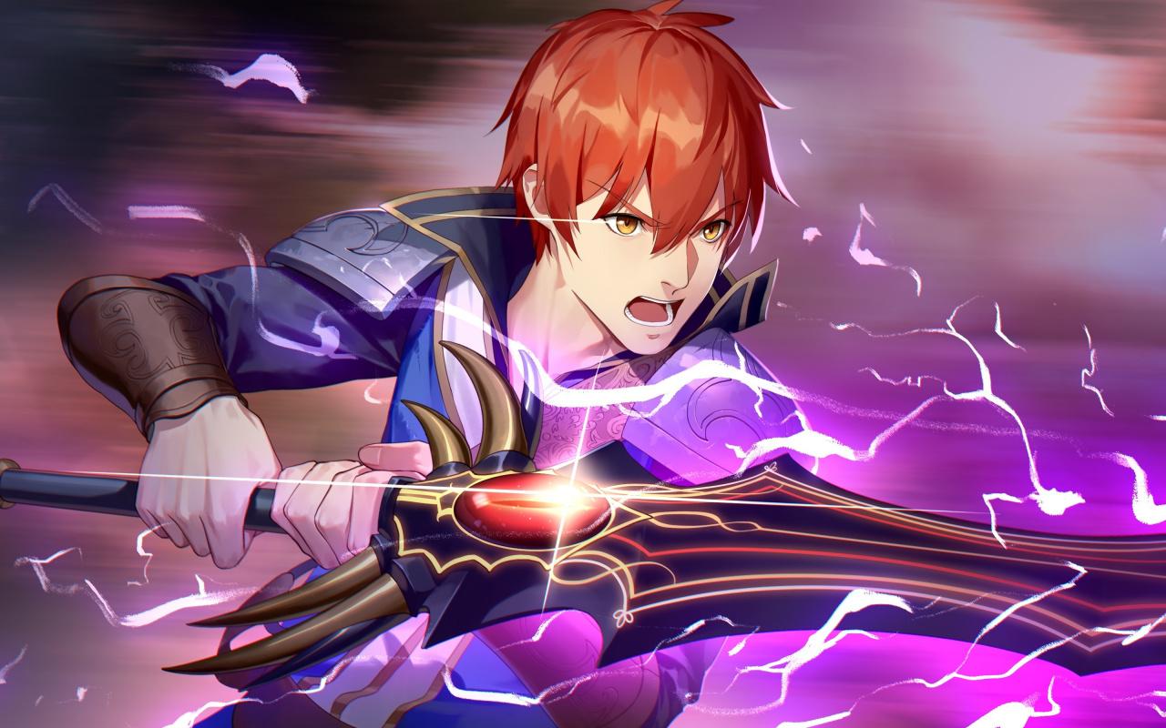 1280x800 Anime Boy With Sword, Romantic Saga Of Beauty & Devil, Anime Boy HD