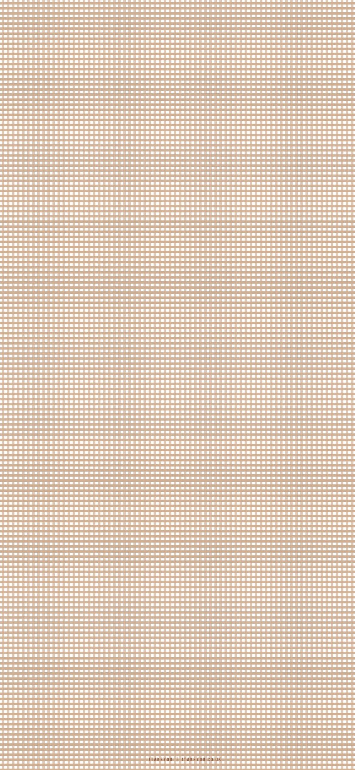 1170x2532 Minimalist Brown Wallpaper iPhone Ideas for iPhone : Brown Gingham I Take You. Wedding Readings. Wedding Ideas