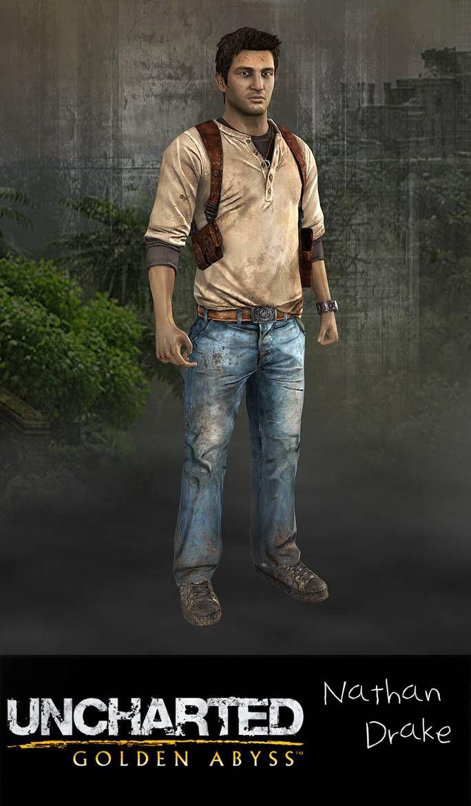 684x1169 Uncharted: Golden Abyss: Nathan Drake. Uncharted, Nathan drake, Drake