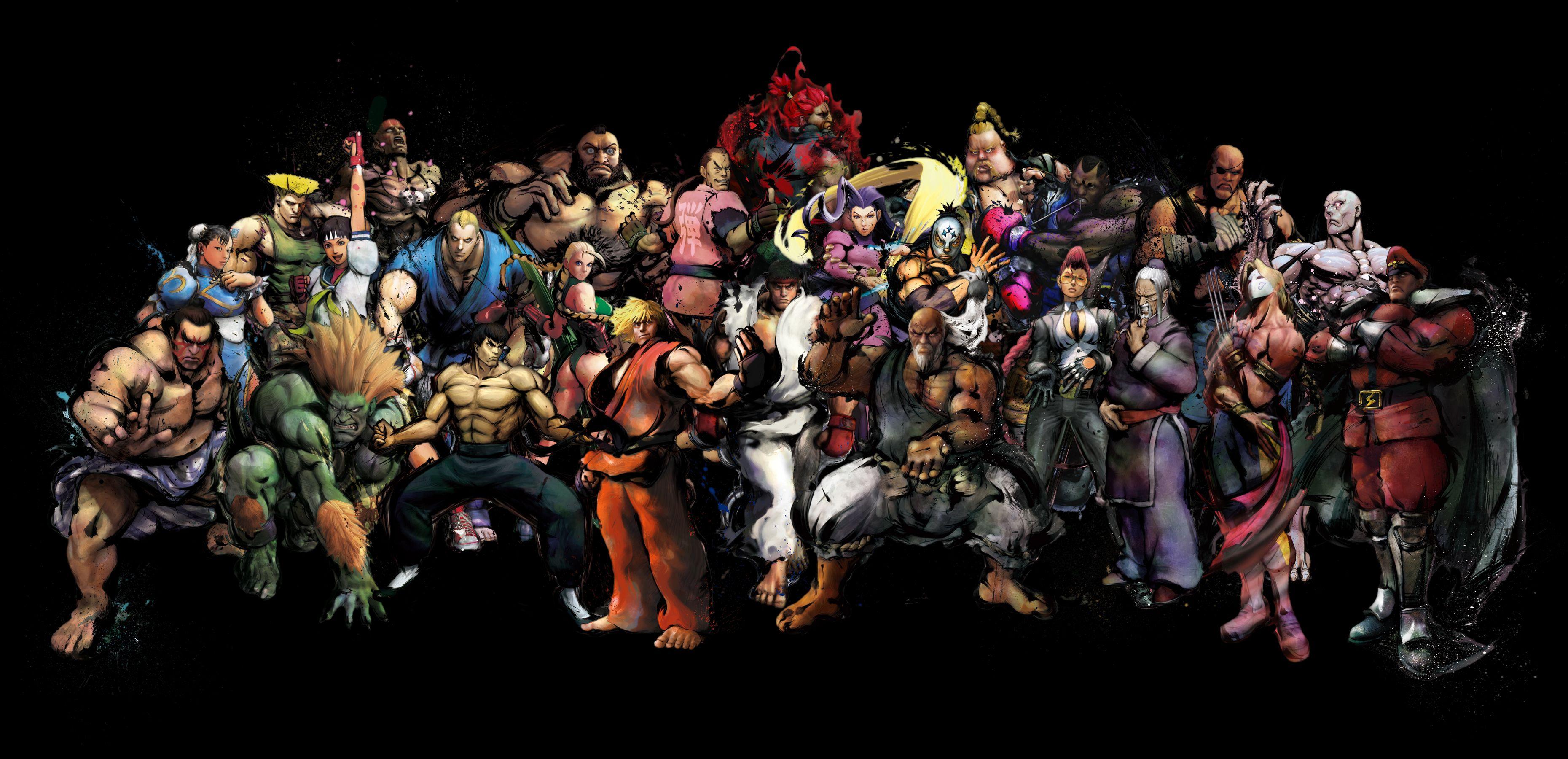 3720x1800 Game Characters Wallpaper