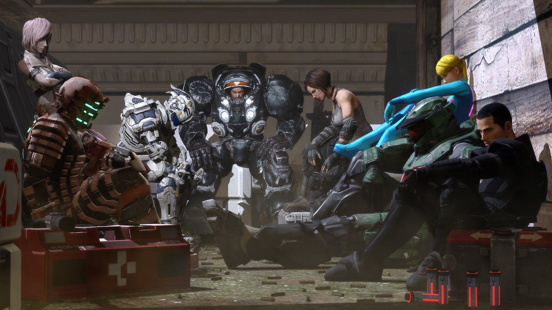 1920x1080 Master Chief Samus Aran HD Wallpaper