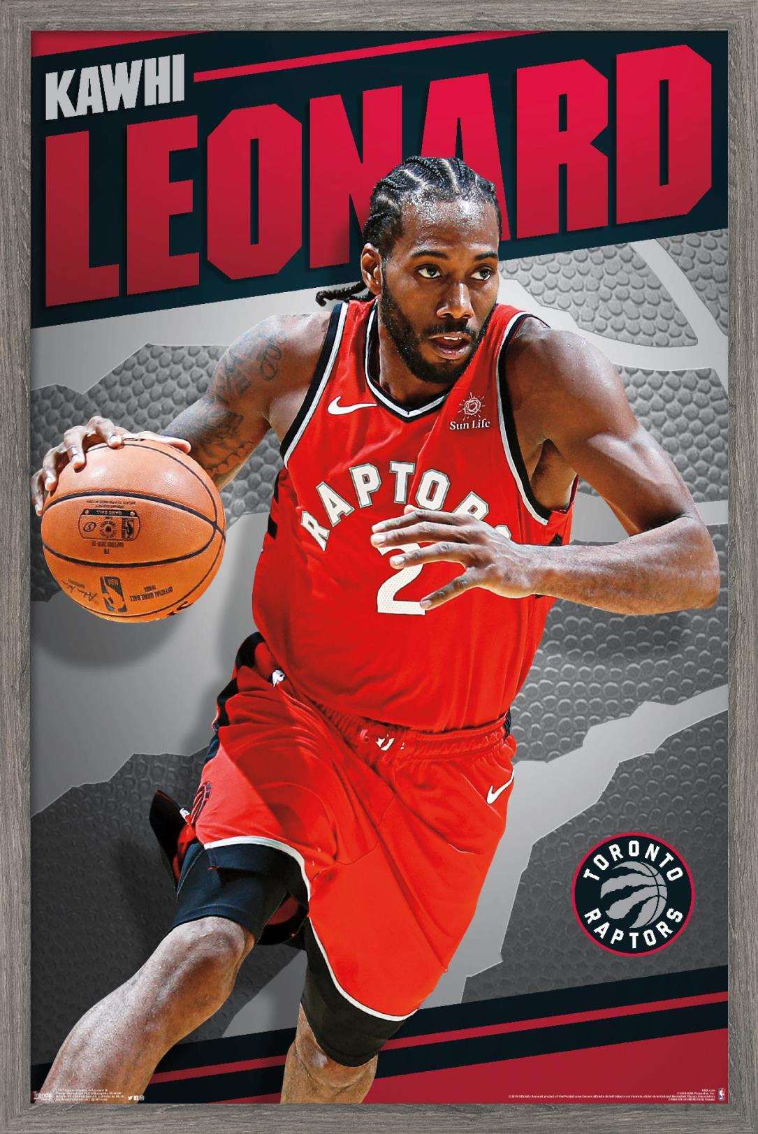 1085x1623 NBA Toronto Raptors Leonard Poster