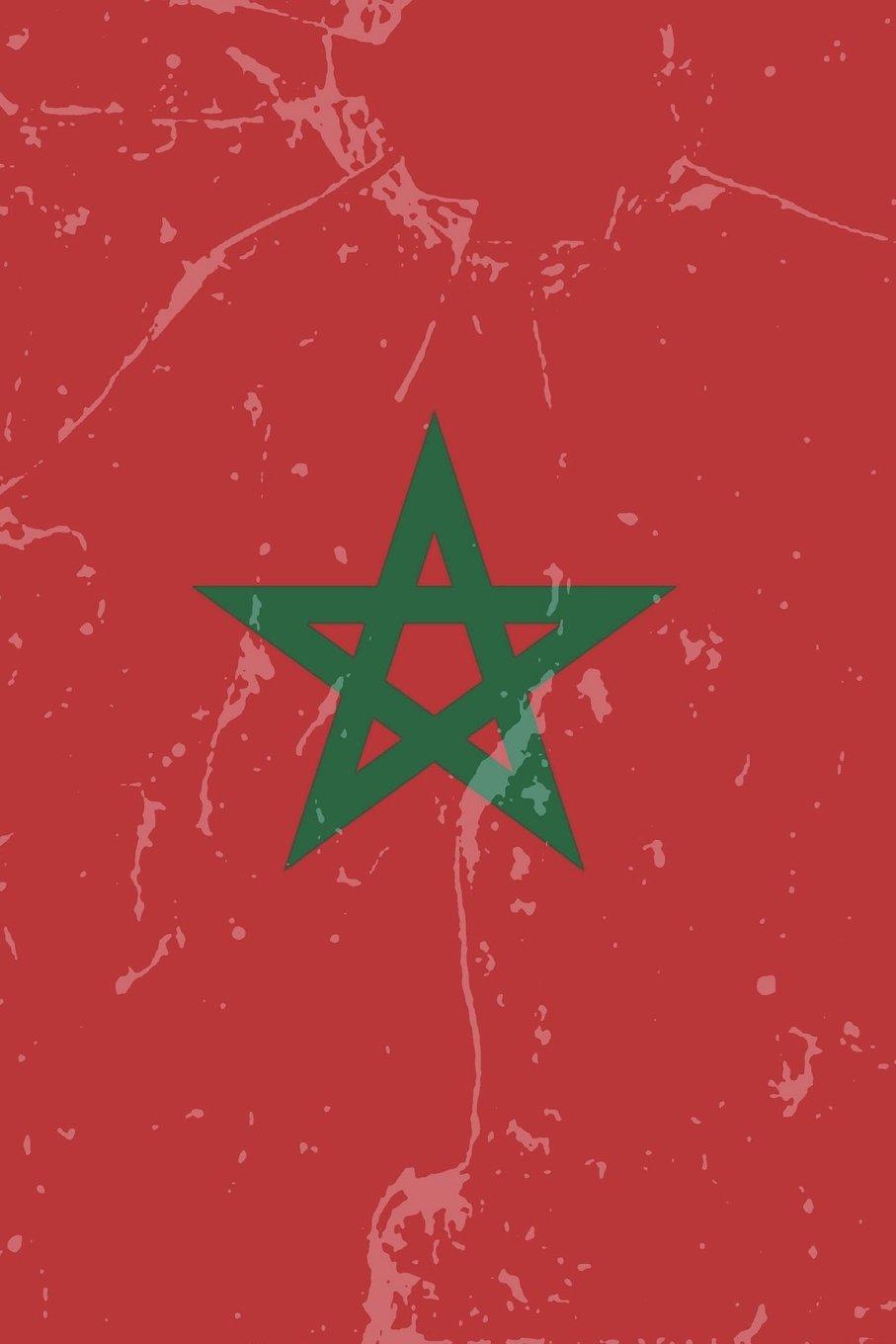 907x1360 Morocco Flag Journal: Morocco Travel Diary, Moroccan Souvenir, Lined Journal to write in: Journals, Country Flag: 9781721269112: Books