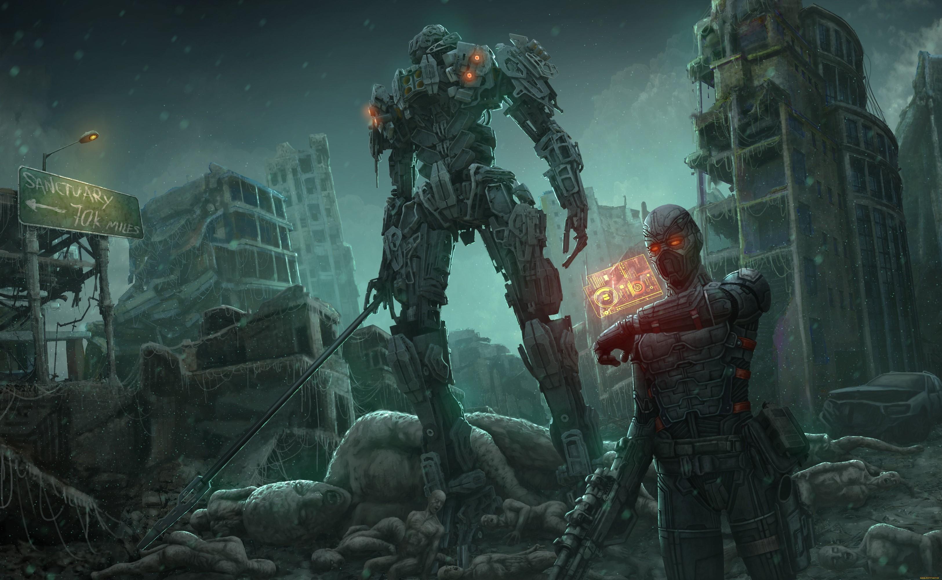 3250x2000 Sci Fi Mech HD Wallpaper