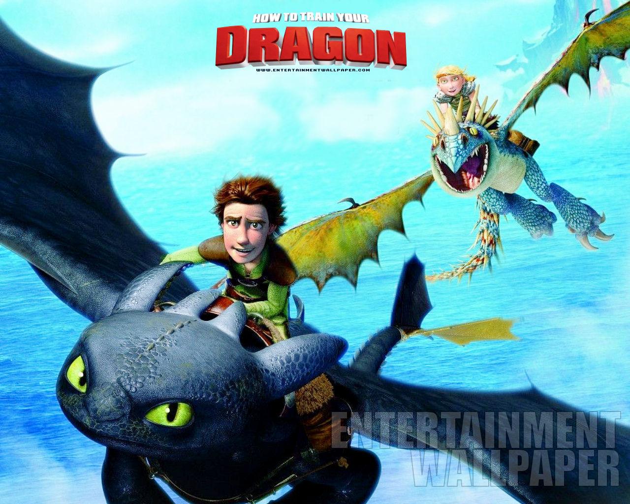 1280x1024 Hiccup & Astrid & Astrid Wallpaper