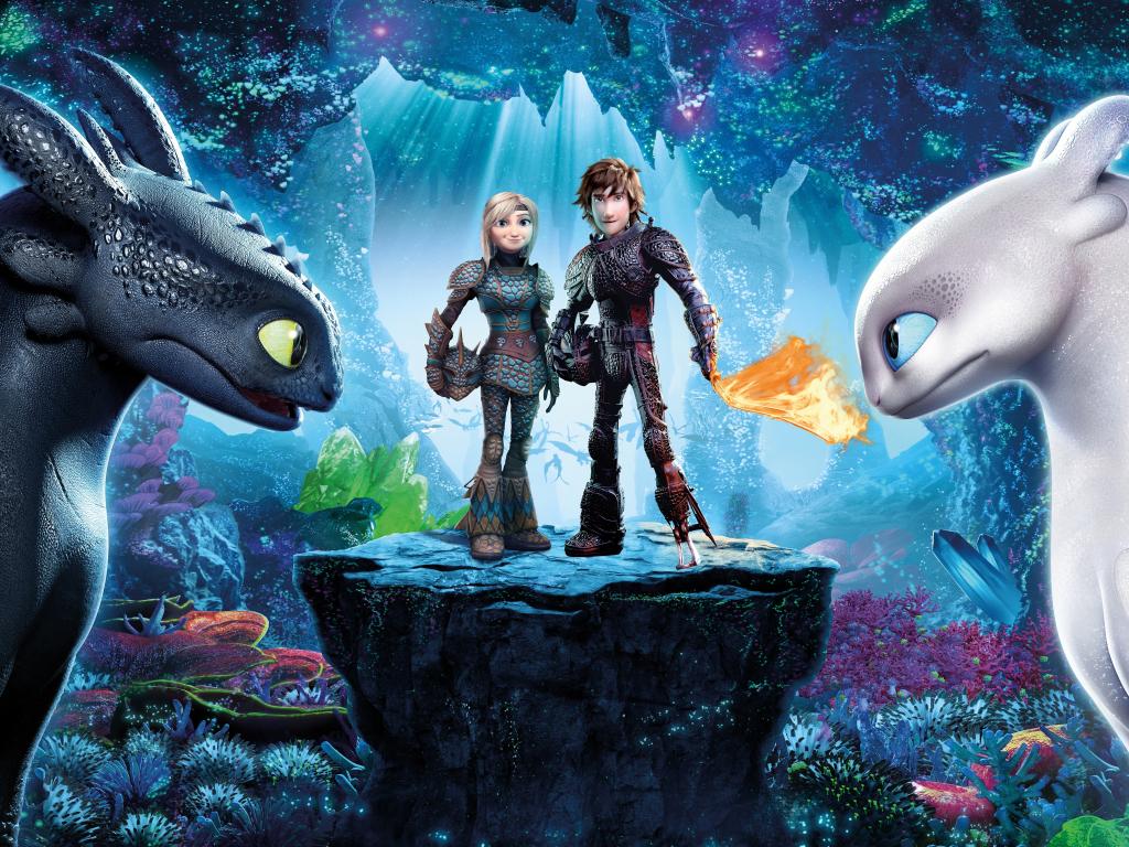 1024x768 how to train your dragon: the hidden world, movie, dragons wallpaper, HD image, picture, background, 8f22fe