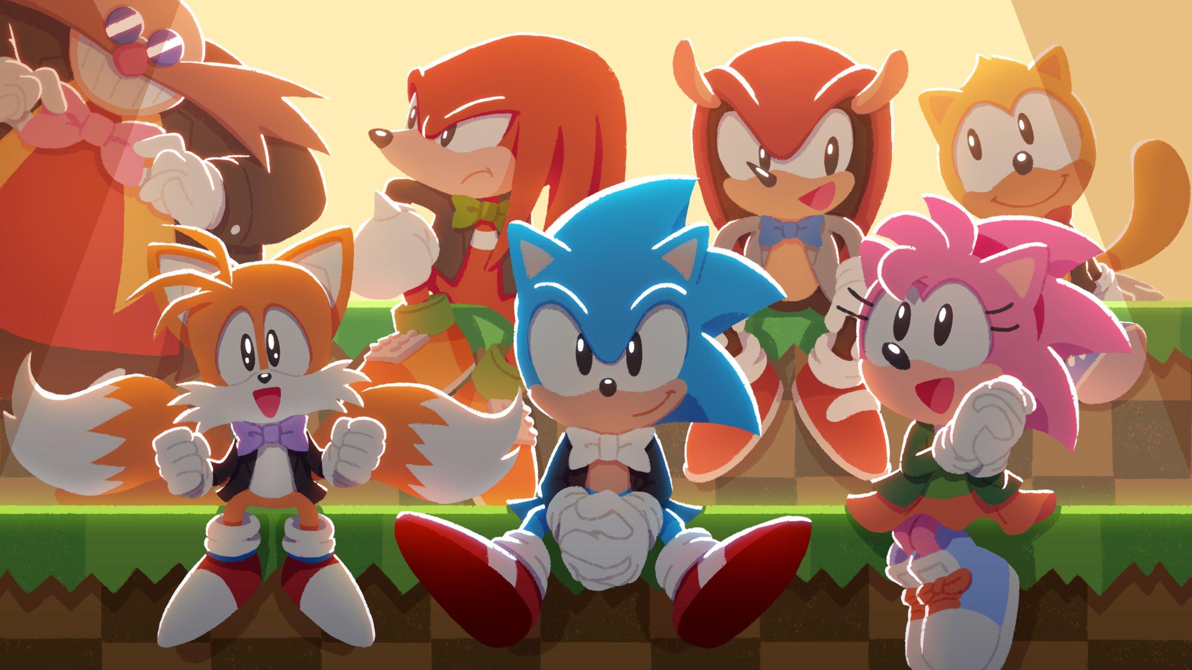 2418x1360 Amy Rose Sonic Channel HD Wallpaper