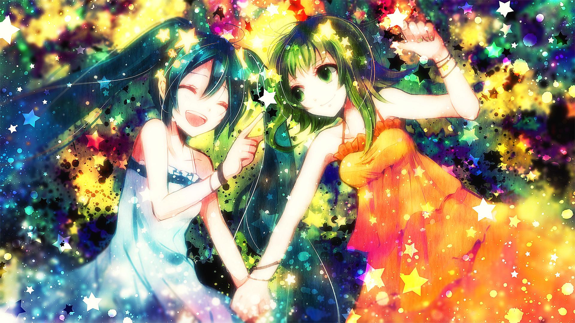 1920x1080 Megpoid Gumi Vocaloid Hatsune Miku Wallpaper:1920x1080