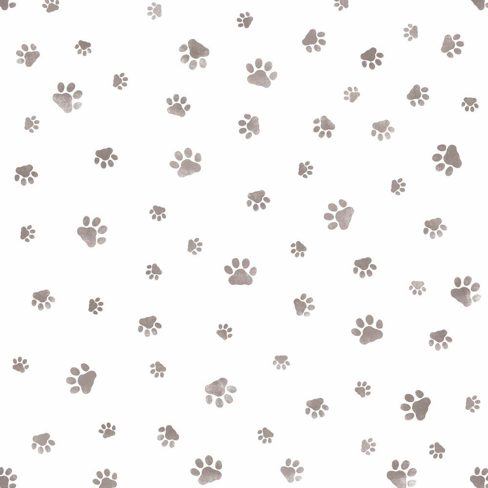 1000x1000 Dog Paw Pattern Wallpaper Stencil SKU