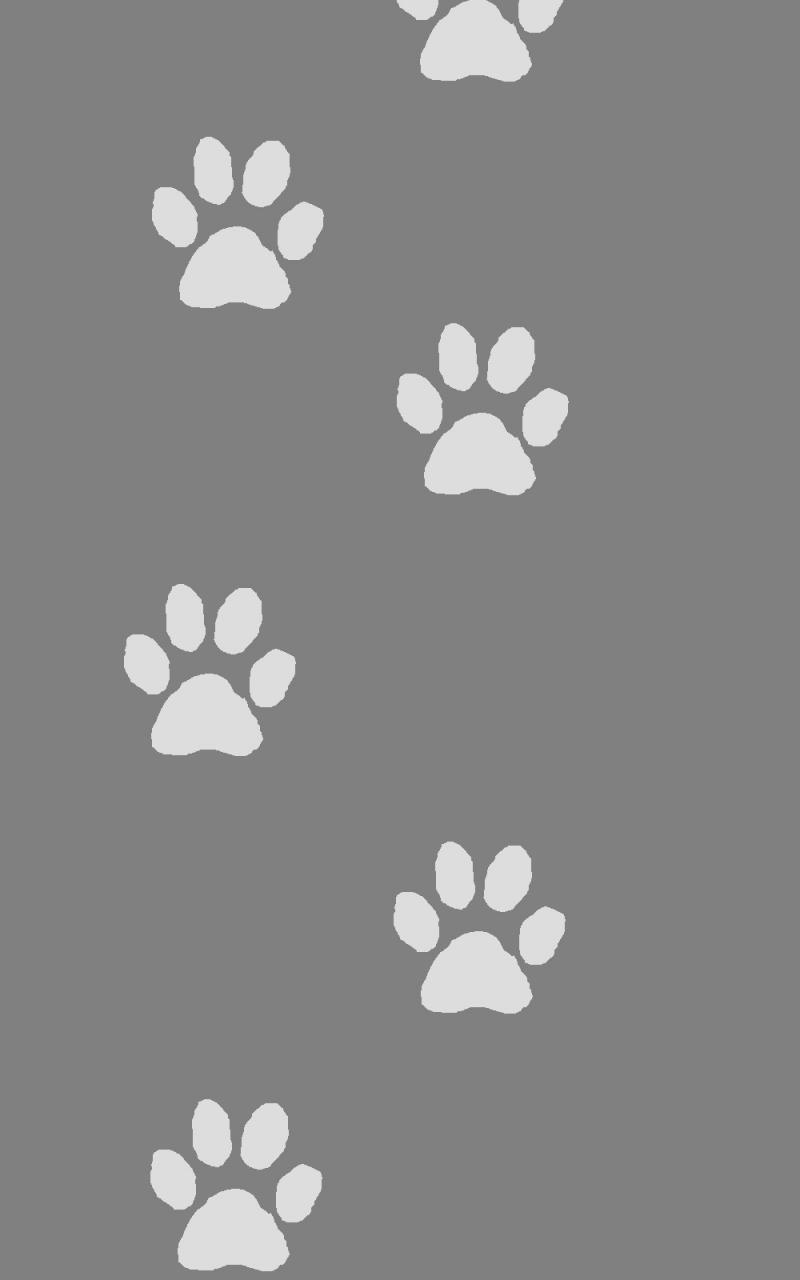 800x1280 Free download Grey Dog paw print Custom box background by Kawaii 0kami [1000x3500] for your Desktop, Mobile & Tablet. Explore Wallpaper with Dogs Printed on It. Black and White