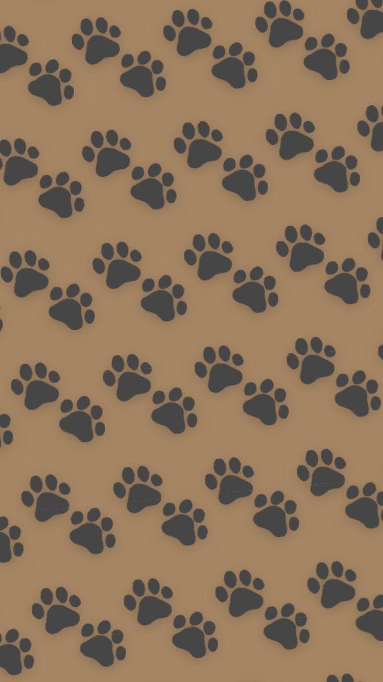750x1334 Cute muddy paw prints wallpaper aesthetic. Paw wallpaper, Paw print, Print wallpaper