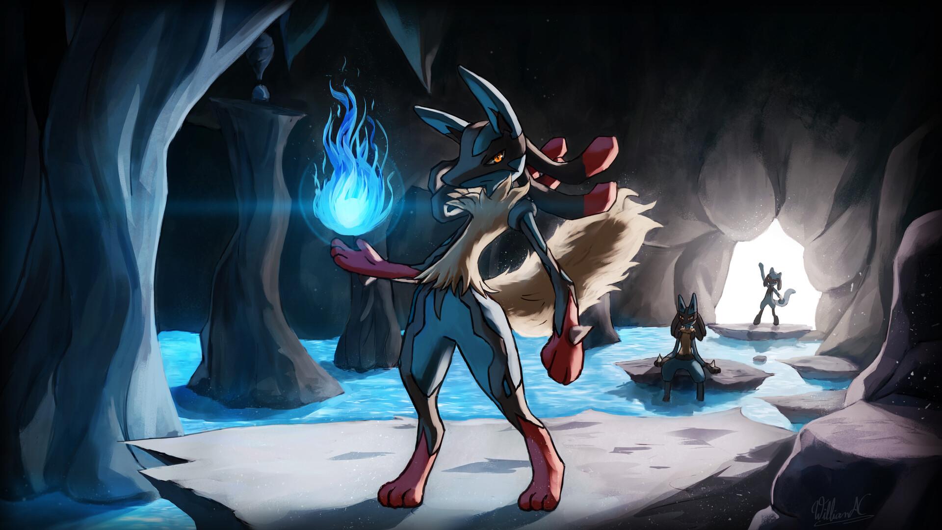 1920x1080 Willian AC Commission Pokemon Fan Art