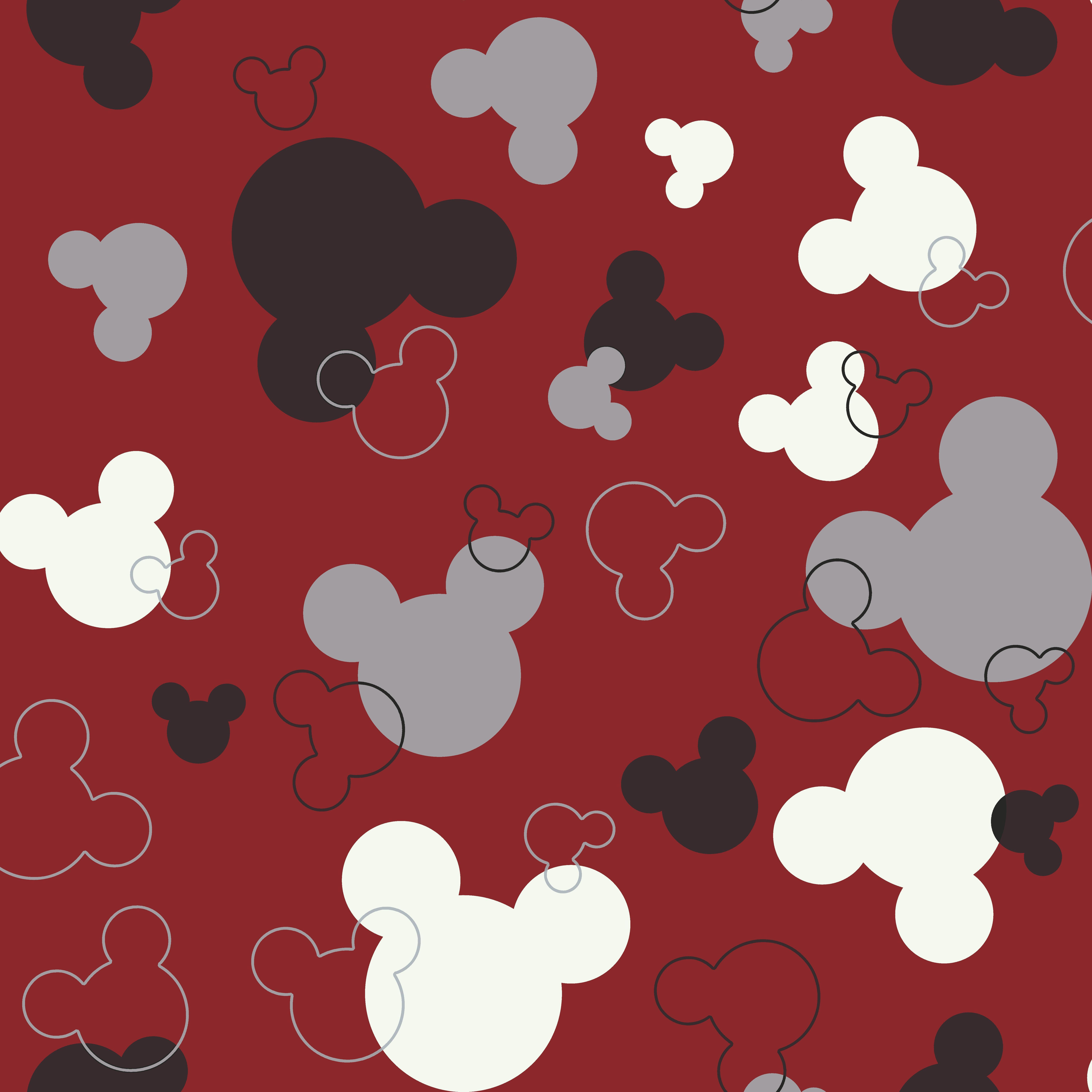 Red Mickey Mouse Wallpapers - Top Free Red Mickey Mouse Backgrounds ...